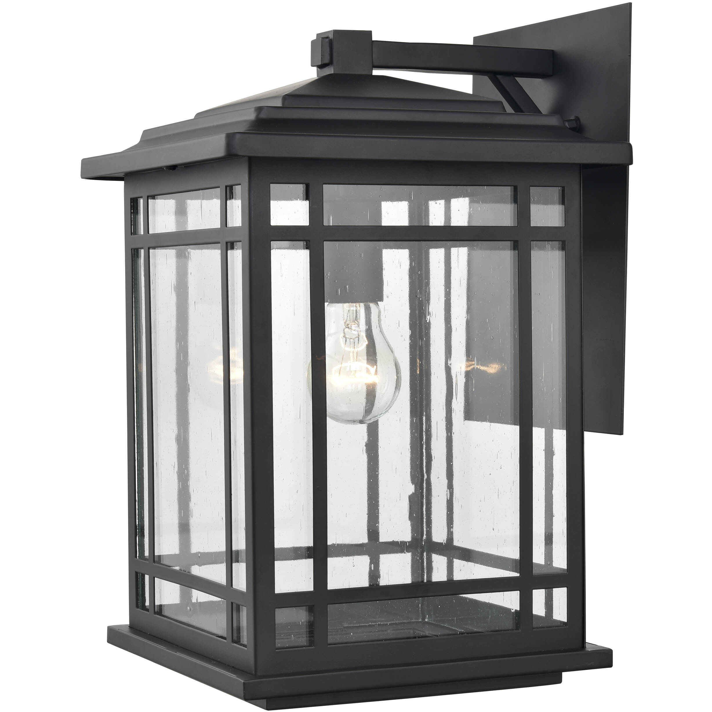 Armington 1 Light 15 inch Powder Coated Black Outdoor Wall Sconce